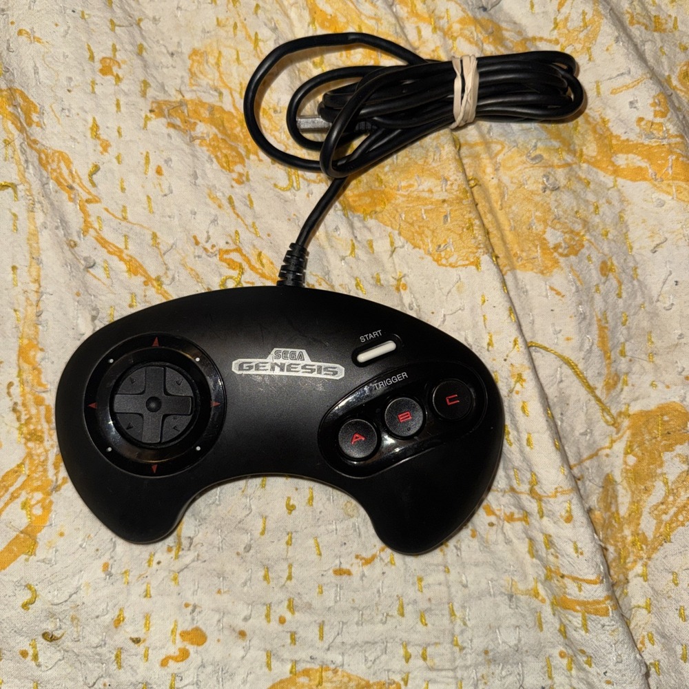 Sega Genesis Original Controller 3 Button Remote Gamepad Model 16500 1650 OEM